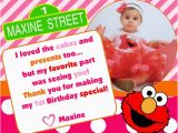 Elmo Birthday Thank You Cards Elmo Birthday Thank You Card by Maxinesmomma On Etsy