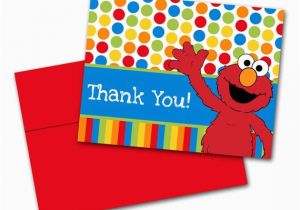 Elmo Birthday Thank You Cards Elmo Children 39 S Birthday Party Thank You by