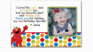 Elmo Birthday Thank You Cards Elmo Photo Birthday Thank You Card Custom for Maryanne