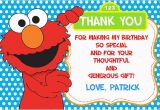 Elmo Birthday Thank You Cards Elmo Thank You Cards Personalized