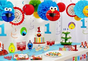 Elmo First Birthday Decorations Elmo 1st Birthday Party Supplies Party City
