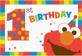 Elmo First Birthday Party Invitations Elmo Turns One Postcard Invitations Elmo 39 S 1st Birthday