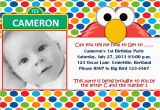 Elmo First Birthday Party Invitations Free Printable Elmo 1st Birthday Invitations Template