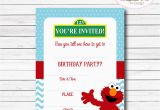 Elmo First Birthday Party Invitations Instant Download Elmo Invitation Elmo 1st Birthday by