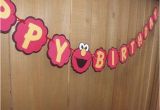 Elmo Happy Birthday Banner Elmo Happy Birthday Banner to Match Any Party theme