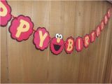 Elmo Happy Birthday Banner Elmo Happy Birthday Banner to Match Any Party theme