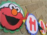 Elmo Happy Birthday Banner Elmo Inspired Happy Birthday Banner Primary Colors