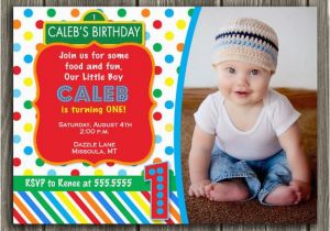 Elmo Photo Birthday Invitations Printable Elmo or Sesame Street Inspired Birthday