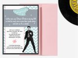 Elvis Birthday Invitations Elvis Presley Milestone Birthday Invitation Surprise Party