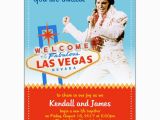Elvis Birthday Invitations Welcome to Vegas Elvis Wedding Invitations Paperstyle