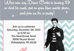 Elvis Birthday Party Invitations Best 25 Elvis Birthday Party Ideas On Pinterest 1950s