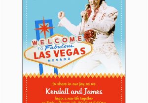 Elvis Birthday Party Invitations Welcome to Vegas Elvis Wedding Invitations Paperstyle