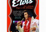 Elvis Presley Birthday Invitations Elvis Poster Birthday Invitations Paperstyle