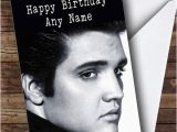 Elvis Presley Personalised Birthday Card Cancer Beatles Friend Male Personalised Card the Card Zoo
