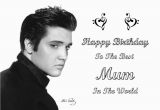 Elvis Presley Personalised Birthday Card Elvis Presley Personalised A5 Birthday Card Mum Grandma