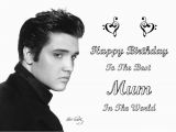 Elvis Presley Personalised Birthday Card Elvis Presley Personalised A5 Birthday Card Mum Grandma