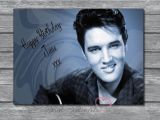Elvis Presley Personalised Birthday Card Personalised Elvis Presley Birthday Fathers Day Mothers