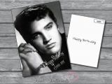 Elvis Presley Personalised Birthday Card Personalised Elvis Presley Birthday Xmas or Any Greetings