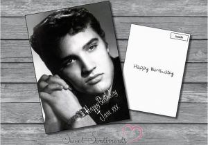 Elvis Presley Personalised Birthday Card Personalised Elvis Presley Birthday Xmas or Any Greetings