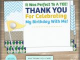 Emailable Birthday Cards 4×6 Golf Birthday Thank You Card Instant Download 1st