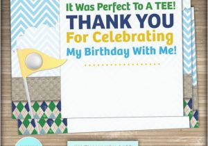 Emailable Birthday Cards 4×6 Golf Birthday Thank You Card Instant Download 1st