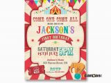 Emailable Birthday Cards Circus Birthday Invitation Boy Carnival Birthday by 800canvas