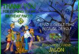 Emailable Birthday Cards Scooby Doo Thank You Birthday Card Note Printable Invite