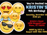 Emoticons Birthday Invitations Emoji Emoticon