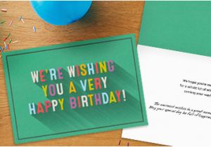 Employee Birthday Card Messages 25 Sentiments for Staff Birthday Cards Hallmark Business