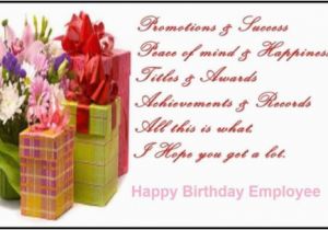 Employee Birthday Card Messages Birthday Wishes for Employee Page 4 Nicewishes Com