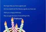 Employee Birthday Card Messages Birthday Wishes for Employee Page 4 Nicewishes Com