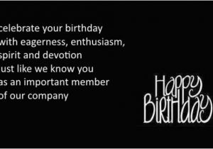 Employee Birthday Card Messages Happy Birthday Wishes for Employee