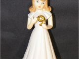 Enesco Birthday Girl Figurines Enesco 1982 Growing Up Birthday Girls Brunette 9 Porcelain