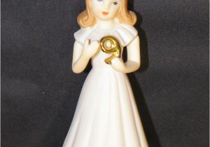 Enesco Birthday Girl Figurines Enesco 1982 Growing Up Birthday Girls Brunette 9 Porcelain