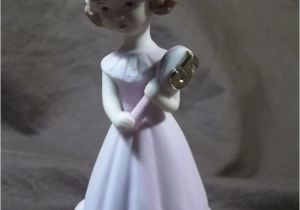 Enesco Birthday Girl Figurines Enesco Growing Up Birthday Girl Age 5 Five Brunette