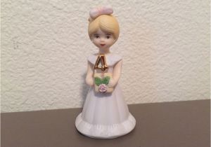 Enesco Birthday Girl Figurines Enesco Growing Up Birthday Girls Age 4 Blonde Hair