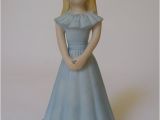 Enesco Growing Up Birthday Girl Vintage 1981 Enesco Growing Up Birthday Girl Figurine Age 10