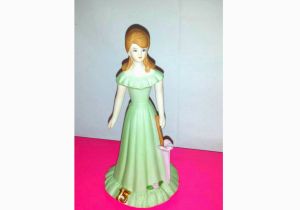 Enesco Growing Up Birthday Girl Vintage Enesco 15 Yr Old Growing Up Birthday Girl Figurine