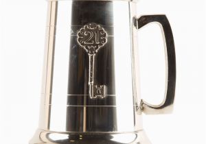 Engraved 21st Birthday Gifts for Him Personalised Engraved 21st Birthday Pewter Tankard