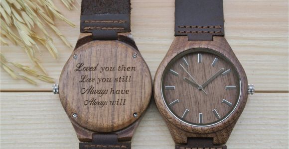 Engraved Birthday Gifts for Him Walnut Anniversary Gift for Him Wl4411 Woodchronos