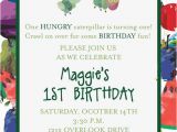 Eric Carle Birthday Invitations Very Hungry Caterpillar Invitation