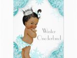 Ethnic Birthday Cards Ethnic Girl Winter Onederland 1st Birthday Party Card Zazzle