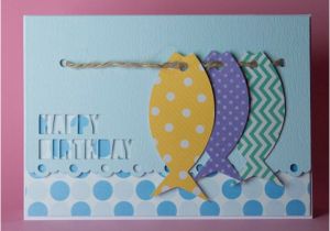 Etsy Birthday Cards for Her Handmade Fishing Birthday Card by Tangledcraftsuk On Etsy
