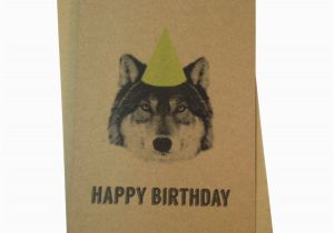 Etsy Birthday Cards for Her Happy Birthday Wolf Birthday Card by Allherglory On Etsy