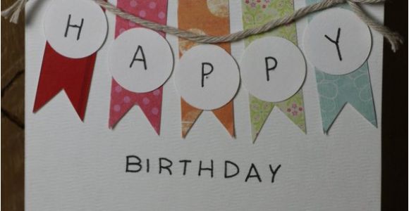 Etsy Birthday Cards for Her Items Similar to Bright Handmade Birthday Card On Etsy