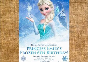 Evite Frozen Birthday Invitations Customized Frozen Birthday Party Invite Digital File