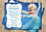 Evite Frozen Birthday Invitations Frozen Birthday Invitation Frozen Princess Elsa Invite