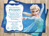 Evite Frozen Birthday Invitations Frozen Birthday Invitation Frozen Princess Elsa Invite