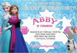 Evite Frozen Birthday Invitations Frozen Birthday Party Invitation