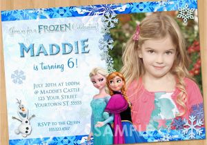 Evite Frozen Birthday Invitations Printable Frozen Invitation Frozen Birthday Invitation with